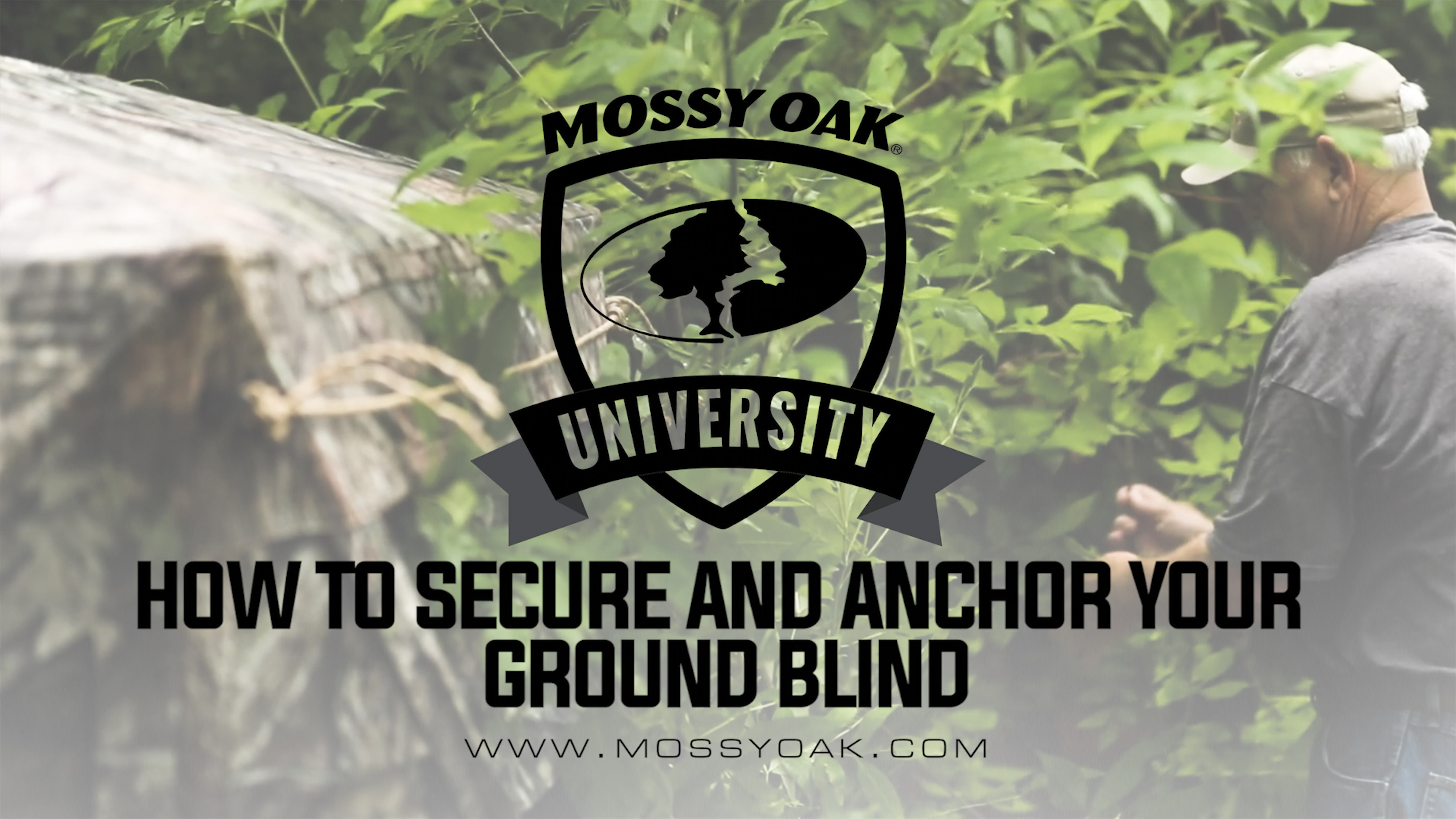 How to Secure and Anchor Your Ground Blind