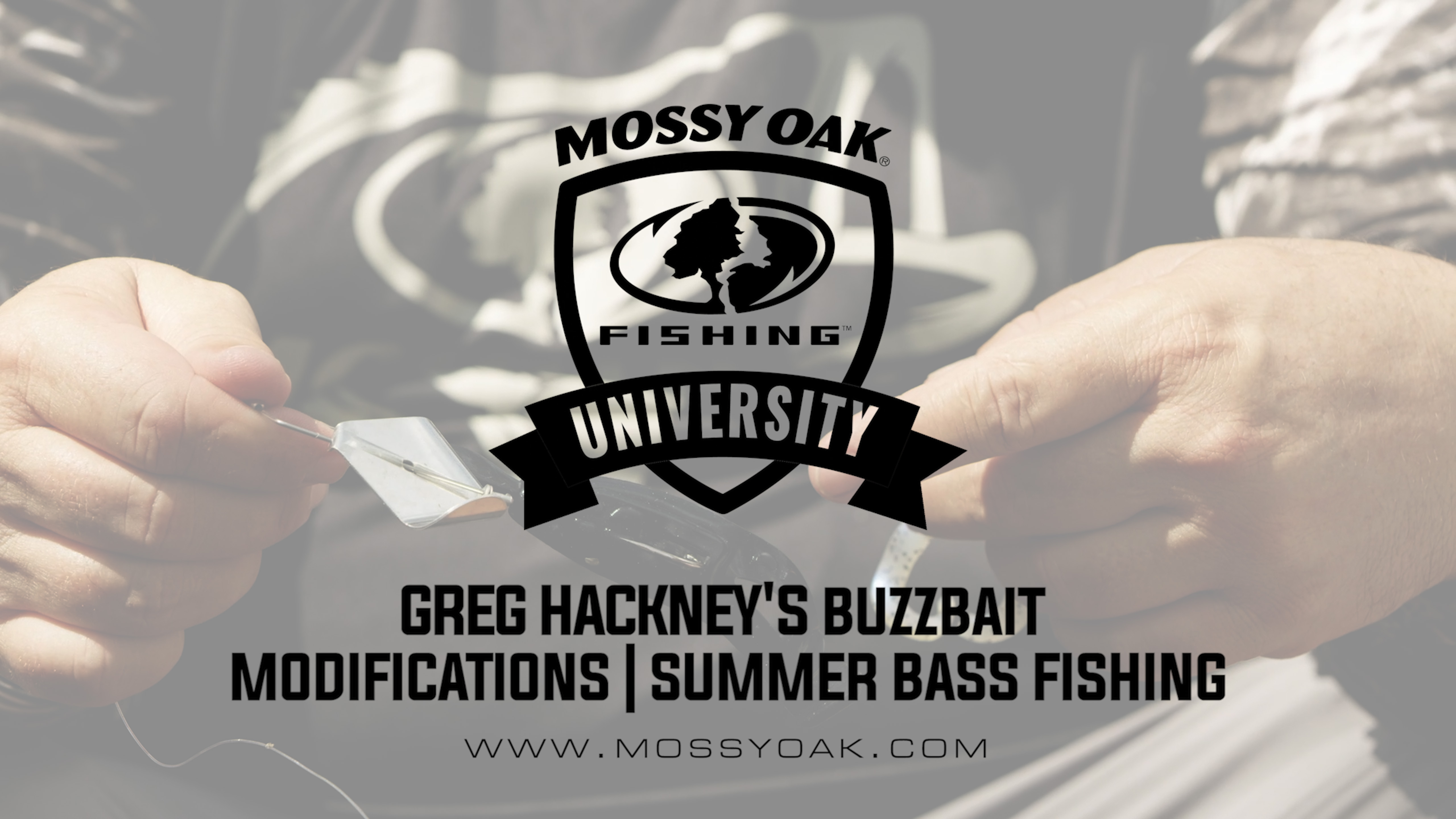 Greg Hackney's Buzzbait Modifications - Summer Bass Fishing
