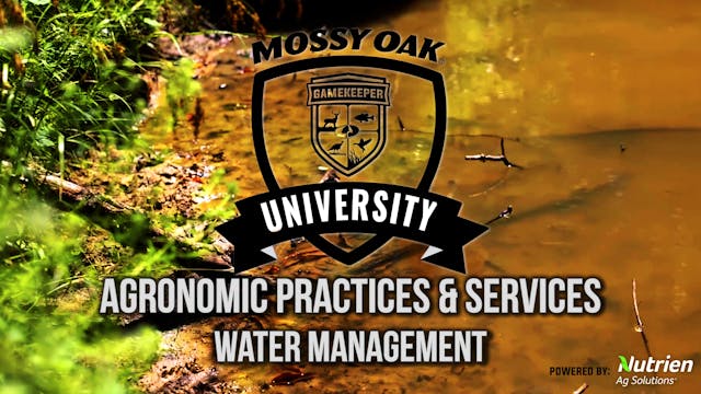 Agronomic Practices & Services: Water...