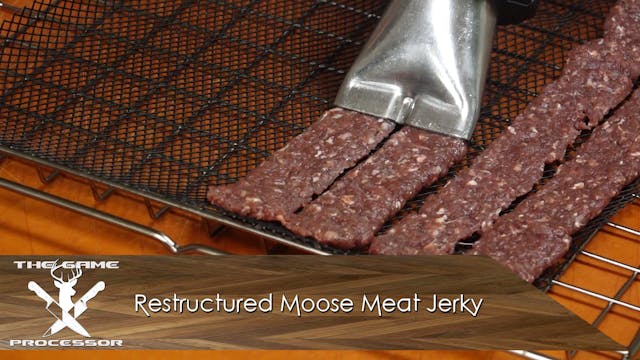 Restructured Moose Meat Jerky • The G...