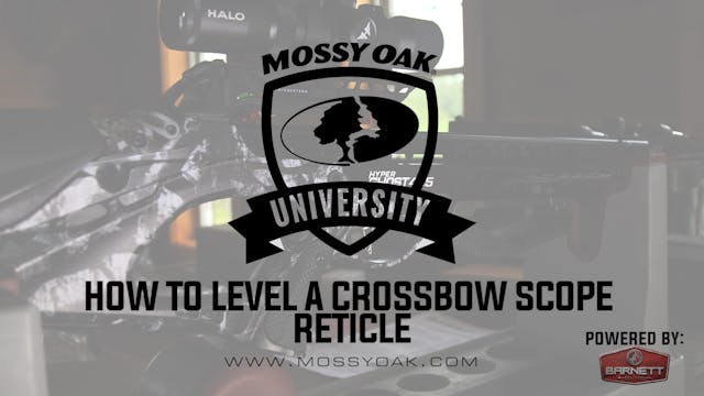 How To Level A Crossbow Scope Reticle
