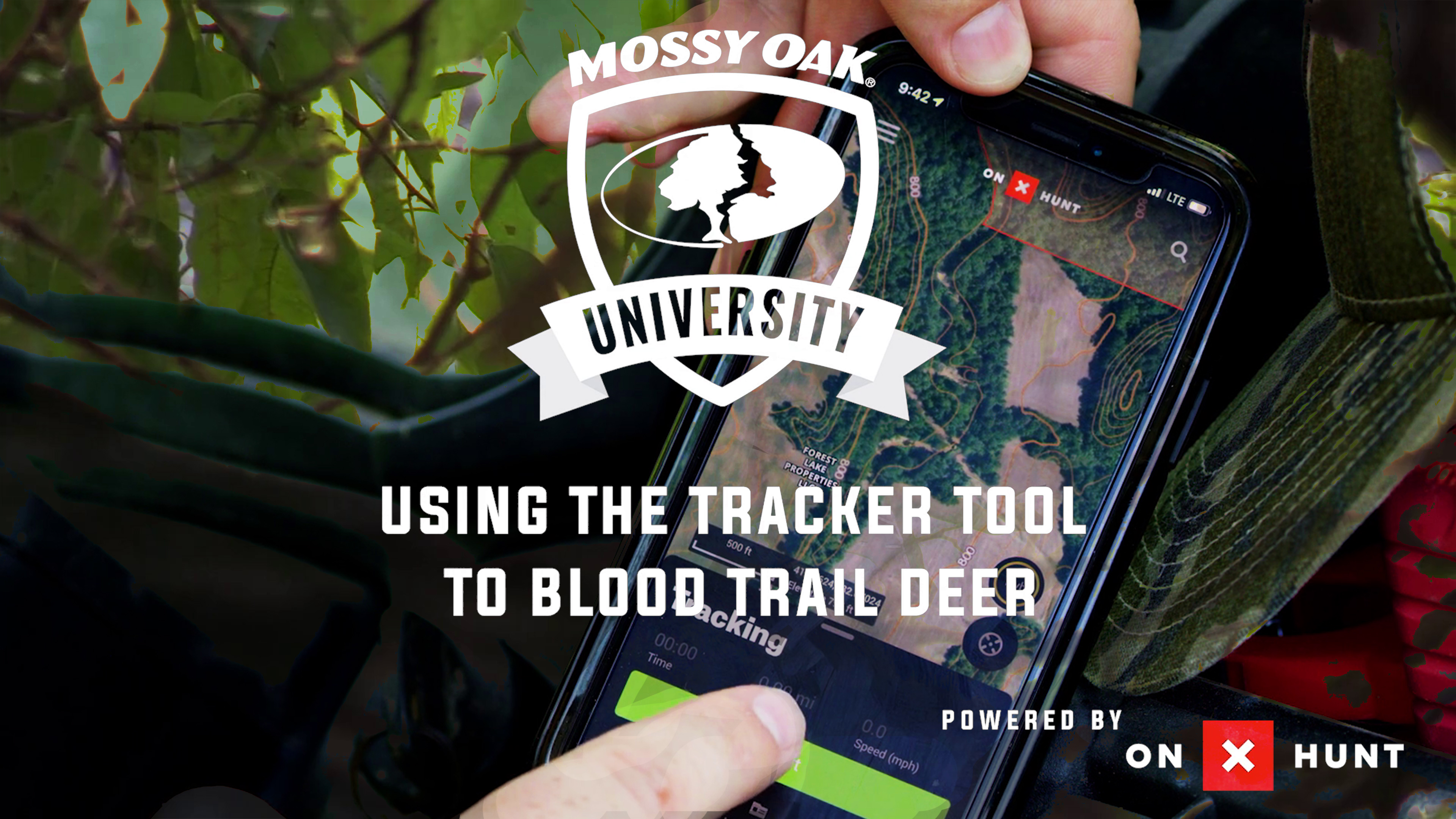 Using The Tracker Tool To Blood Trail Deer | ON X Hunt App