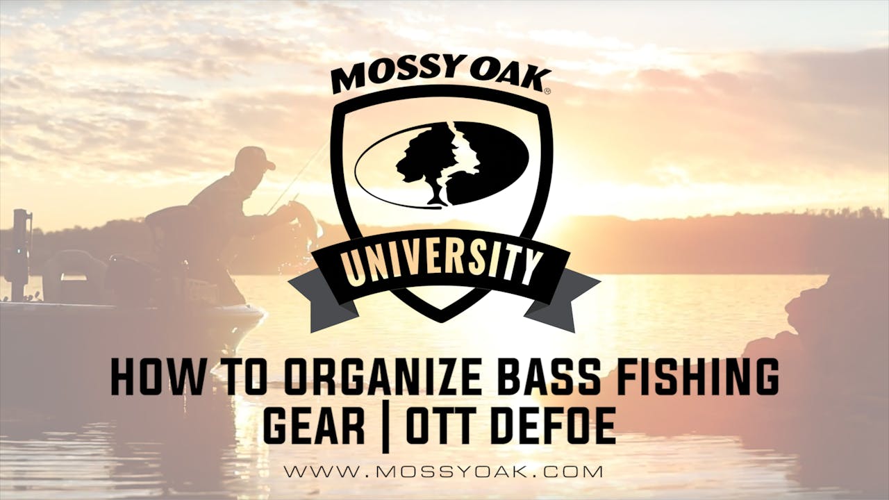 How To Organize Bass Fishing Gear • Ott DeFoe - View All - Mossy Oak GO