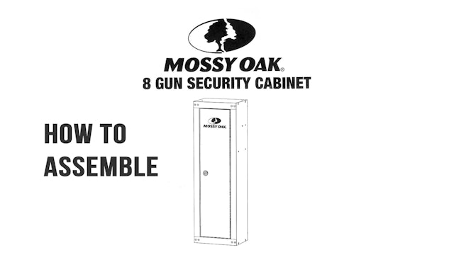 Mossy Oak 8 Gun Security Cabinet Assembly Tutorial • Gear Drop