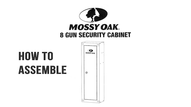 Mossy Oak 8 Gun Security Cabinet Asse...
