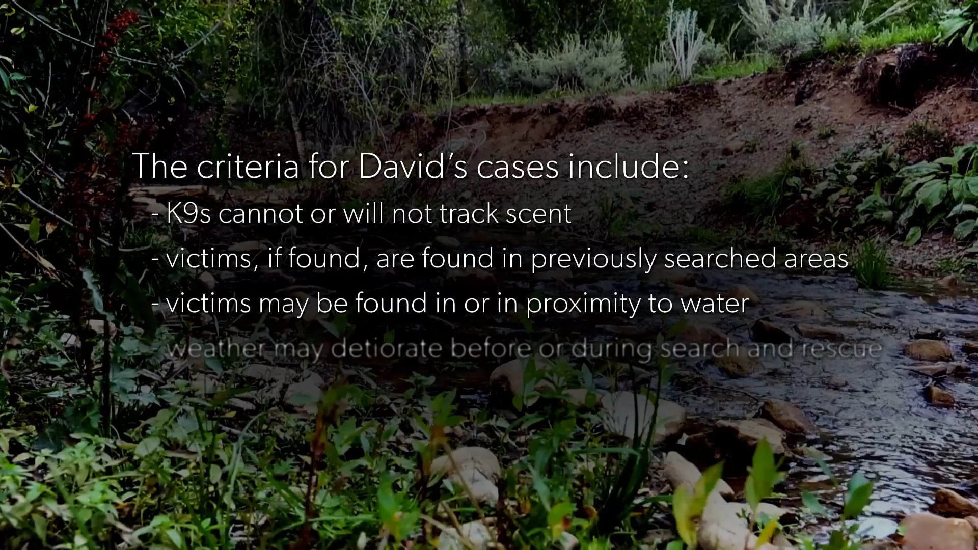 Safety First • Come Back Alive from the Woods