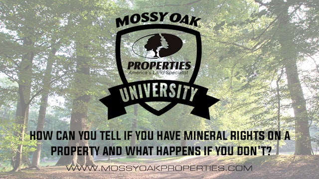 How Can You Tell If You Have Mineral Rights On a Property?