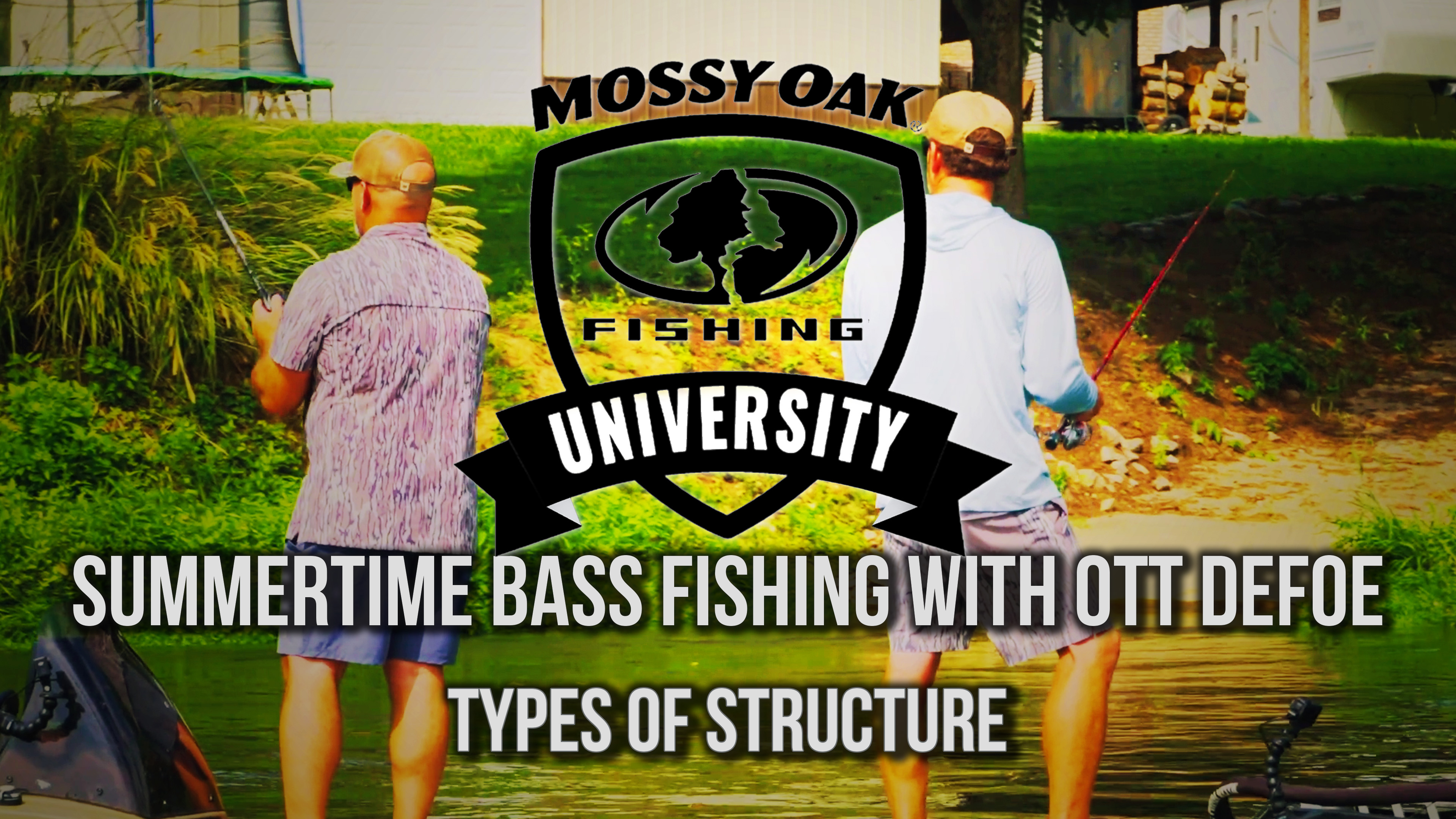 Summertime Bass Fishing with Ott DeFoe • Types of Structure