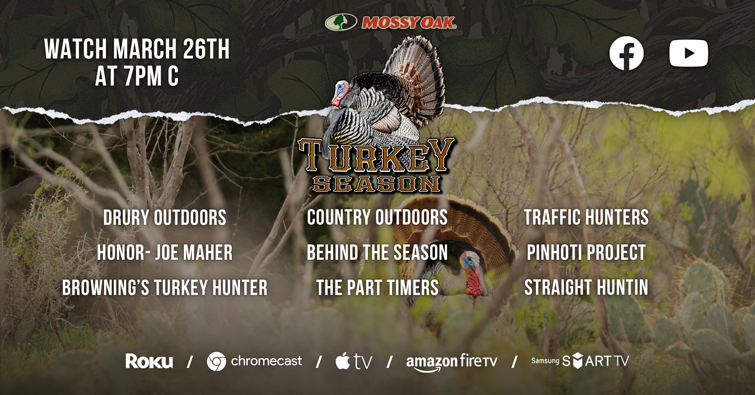 Mossy Oak Moments • Turkey Season 3.26.2025 Replay