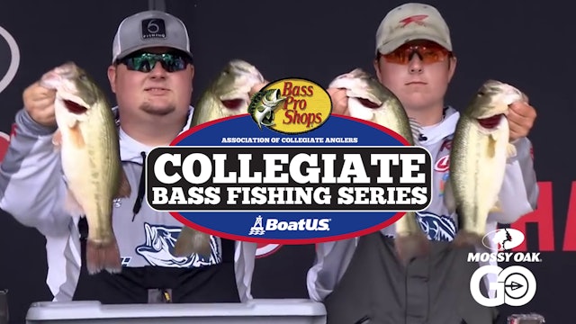 2018 AFTCO Collegiate Bass Open - Day 1 • Collegiate Bass Fishing