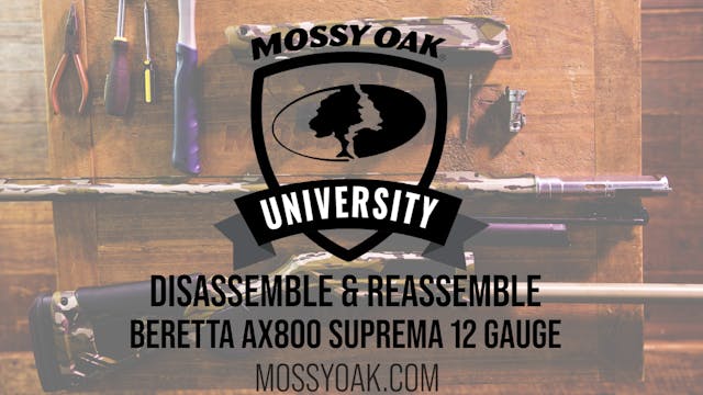 Beretta AX800 Suprema 12 Gauge Breakd...