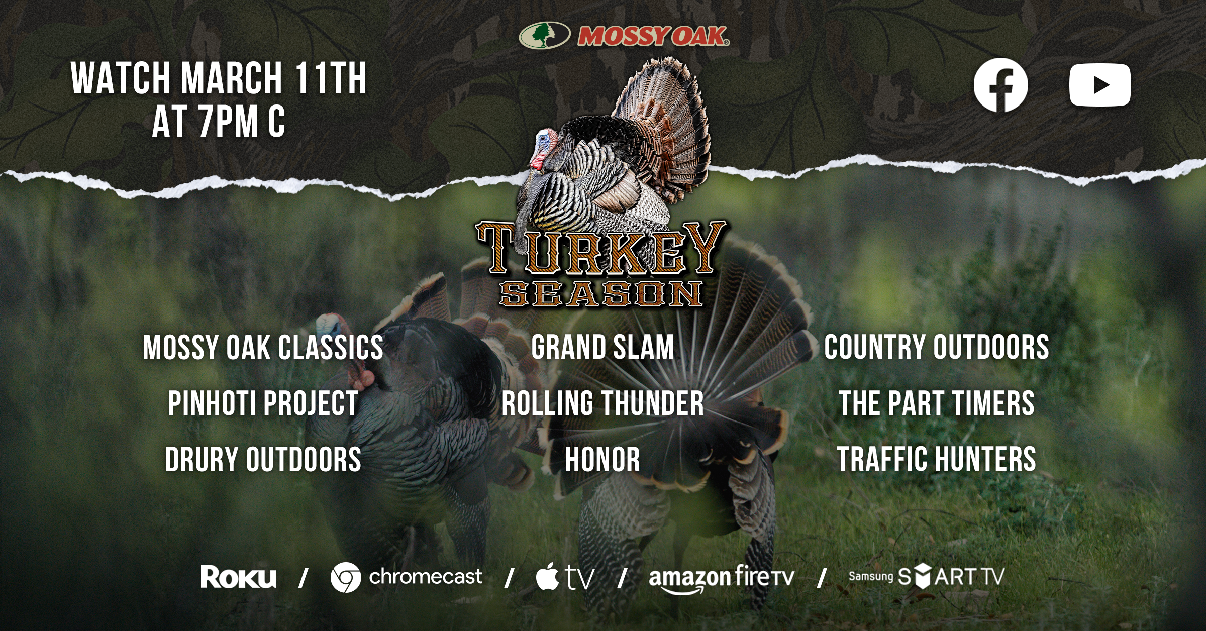 Mossy Oak Moments • Turkey Season 3.11.2026 Replay