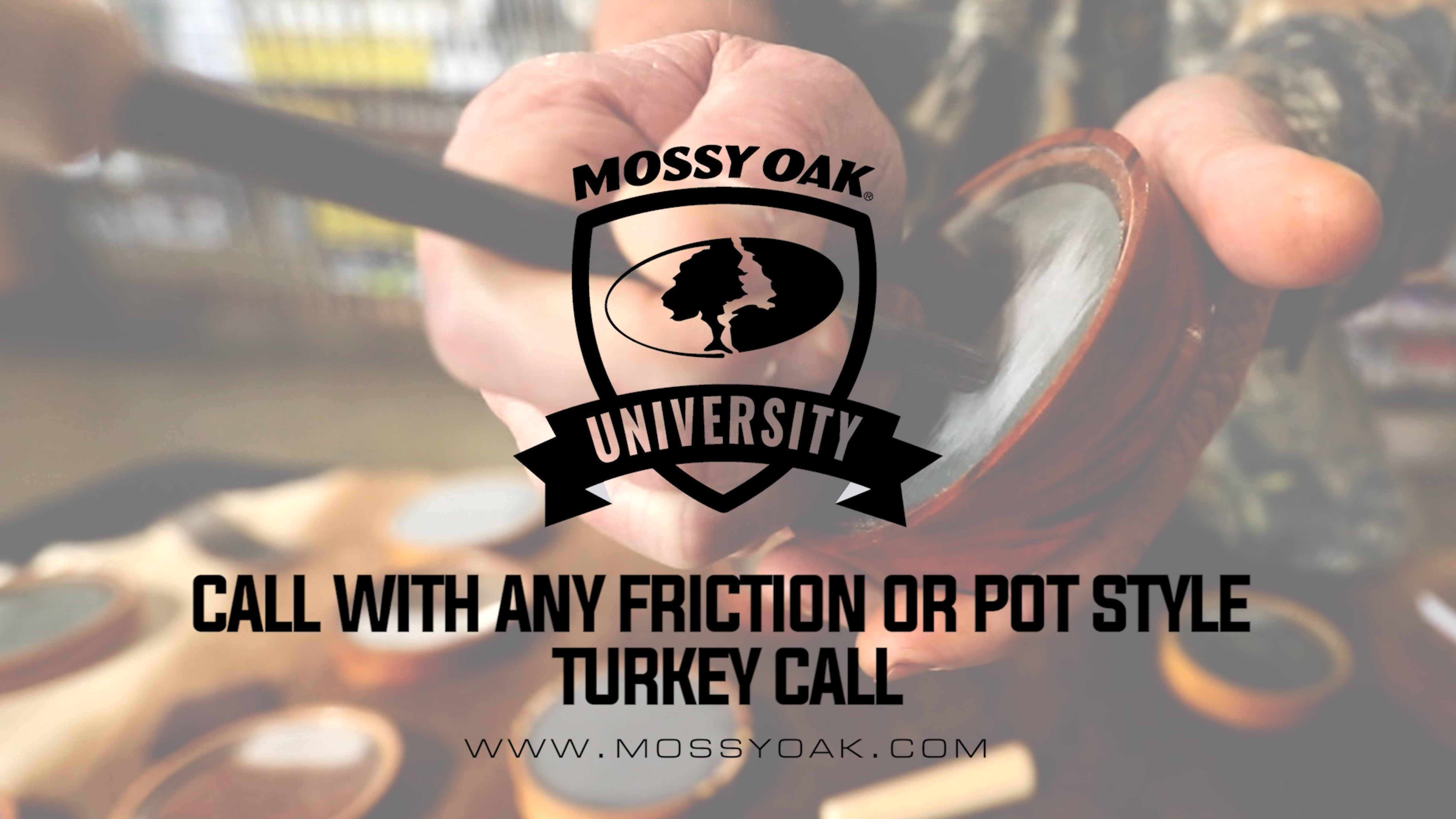 Call with Any Friction or Pot Style Turkey Call