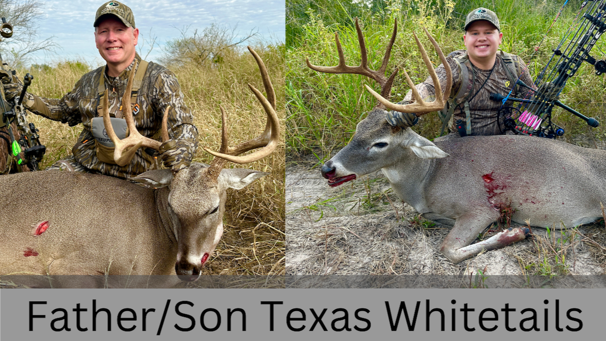 Father/Son Take 2 Big Bucks With Bows! • Stompin' Groundz