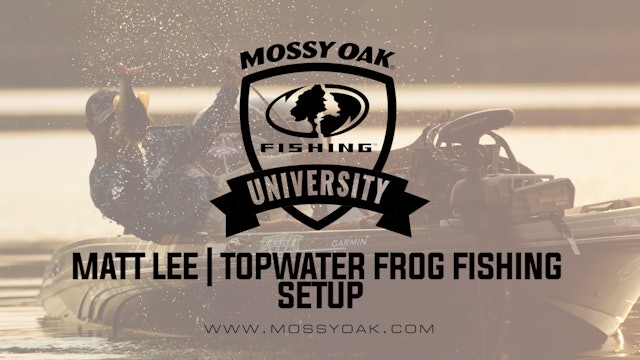 Best Topwater Frog Fishing Setup With Matt Lee