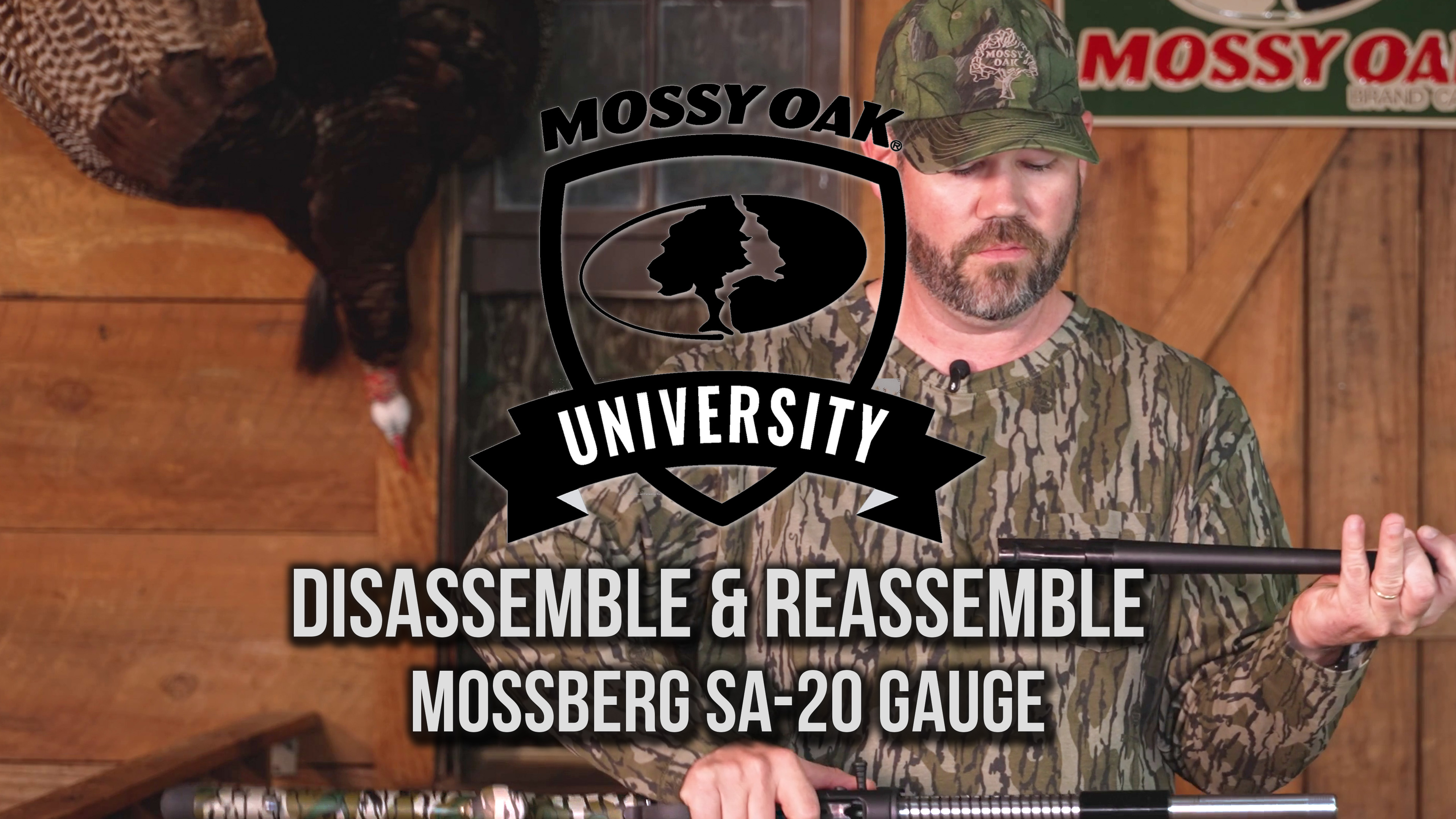 How to Break Down and Assemble a Mossberg SA-20 Gauge Shotgun