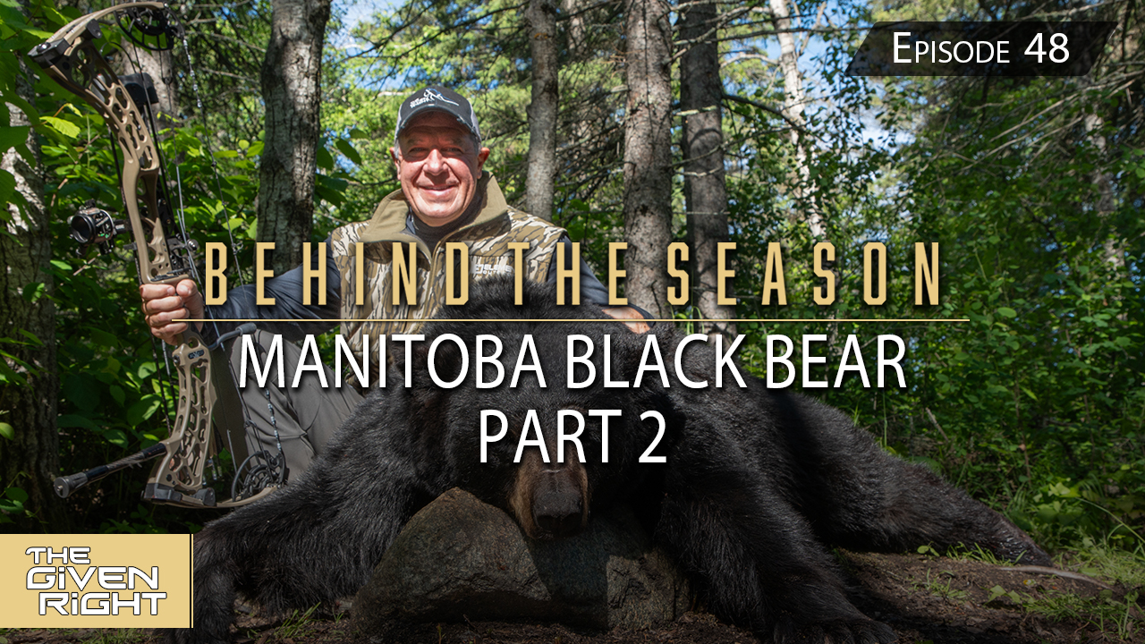Quiet Night Results In a BIG Bear! Manitoba Bowhunt • Behind the Season