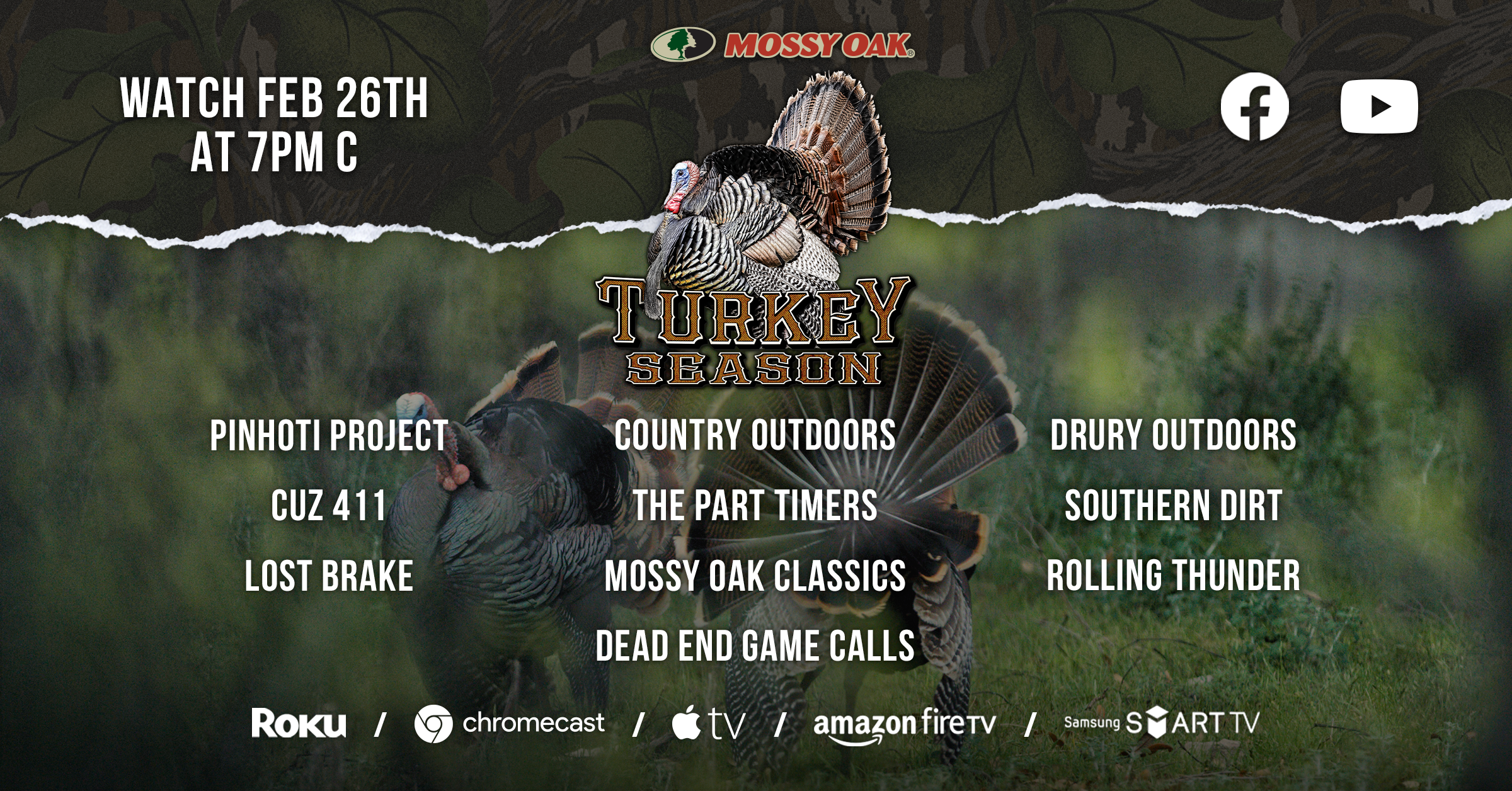 Mossy Oak Moments • Turkey Season 2.26.2025 Replay