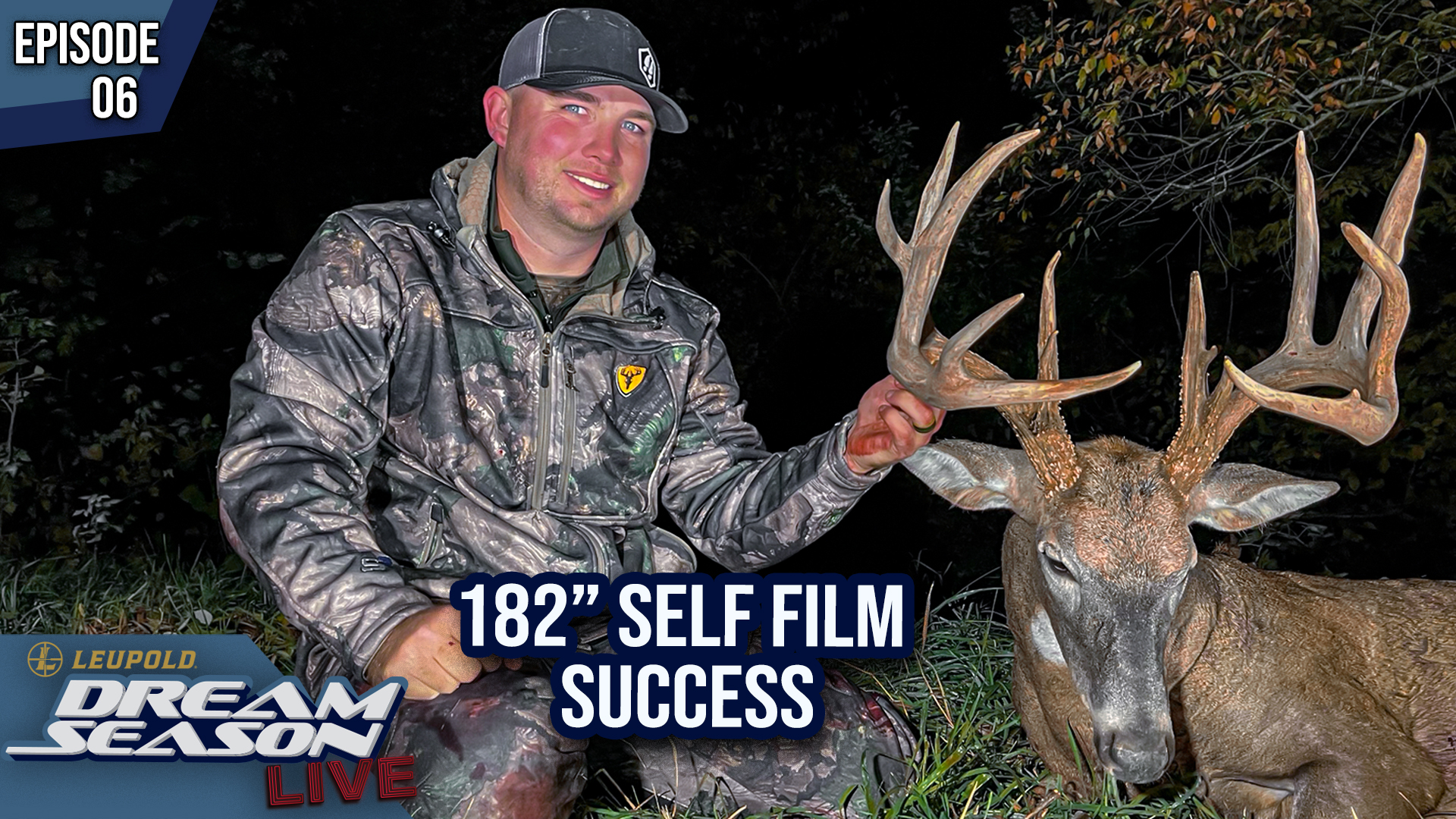 Self Filming A 182" Booner, Close Call With An Iowa Giant • Dream Season Live