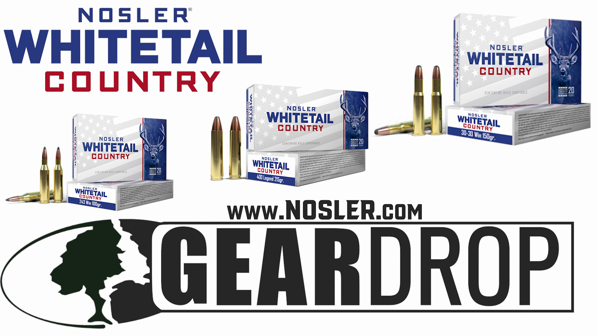 NEW Nosler Whitetail Country Ammo for 2025 • More Calibers for More Hunters