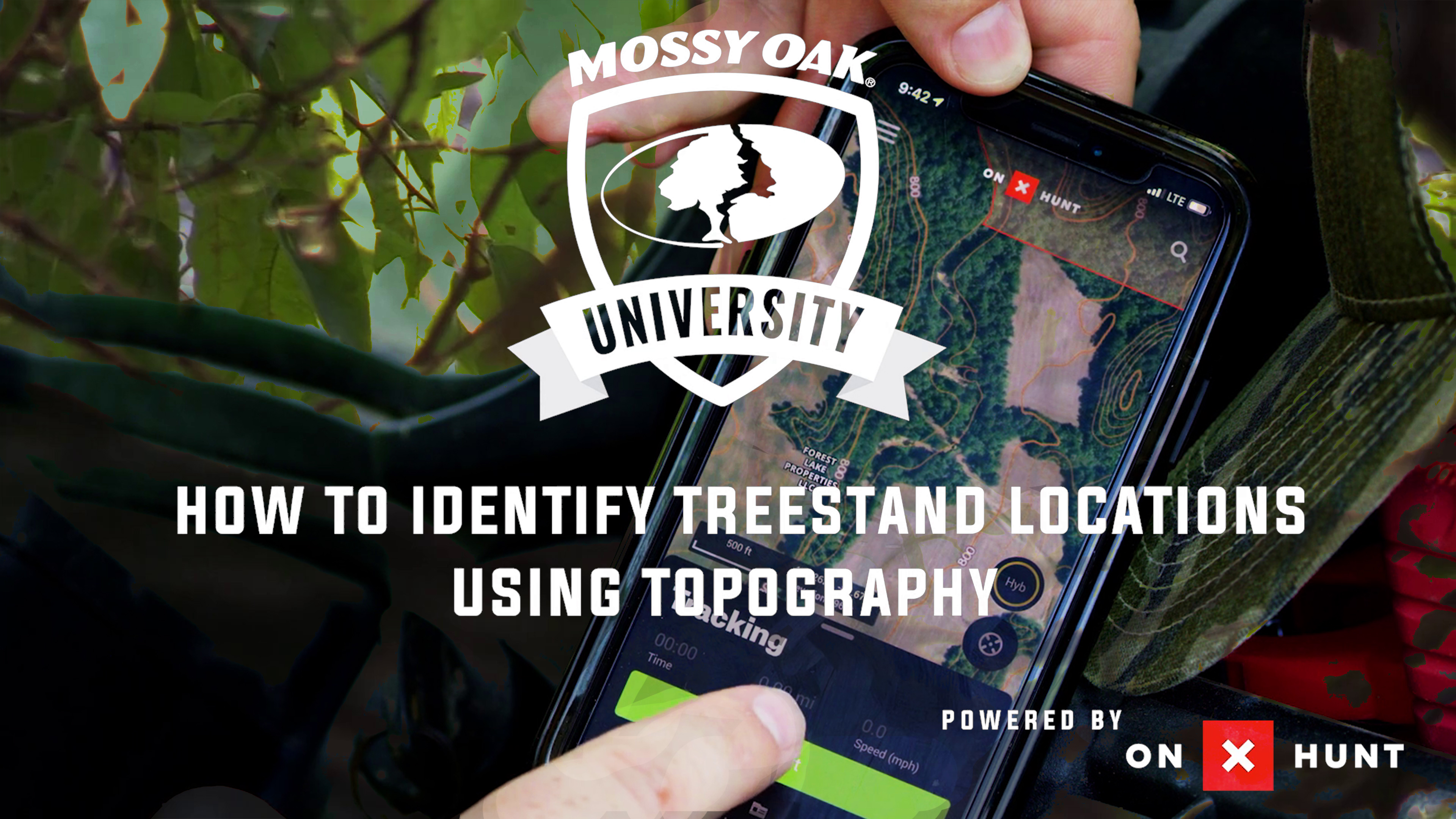 Using Topography To Locate Tree Stands | ON X Hunt App