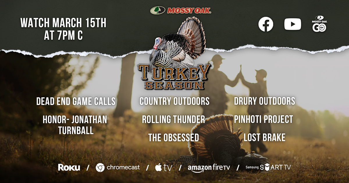 Mossy Oak Moments • Turkey Season 3.15.2023 Replay