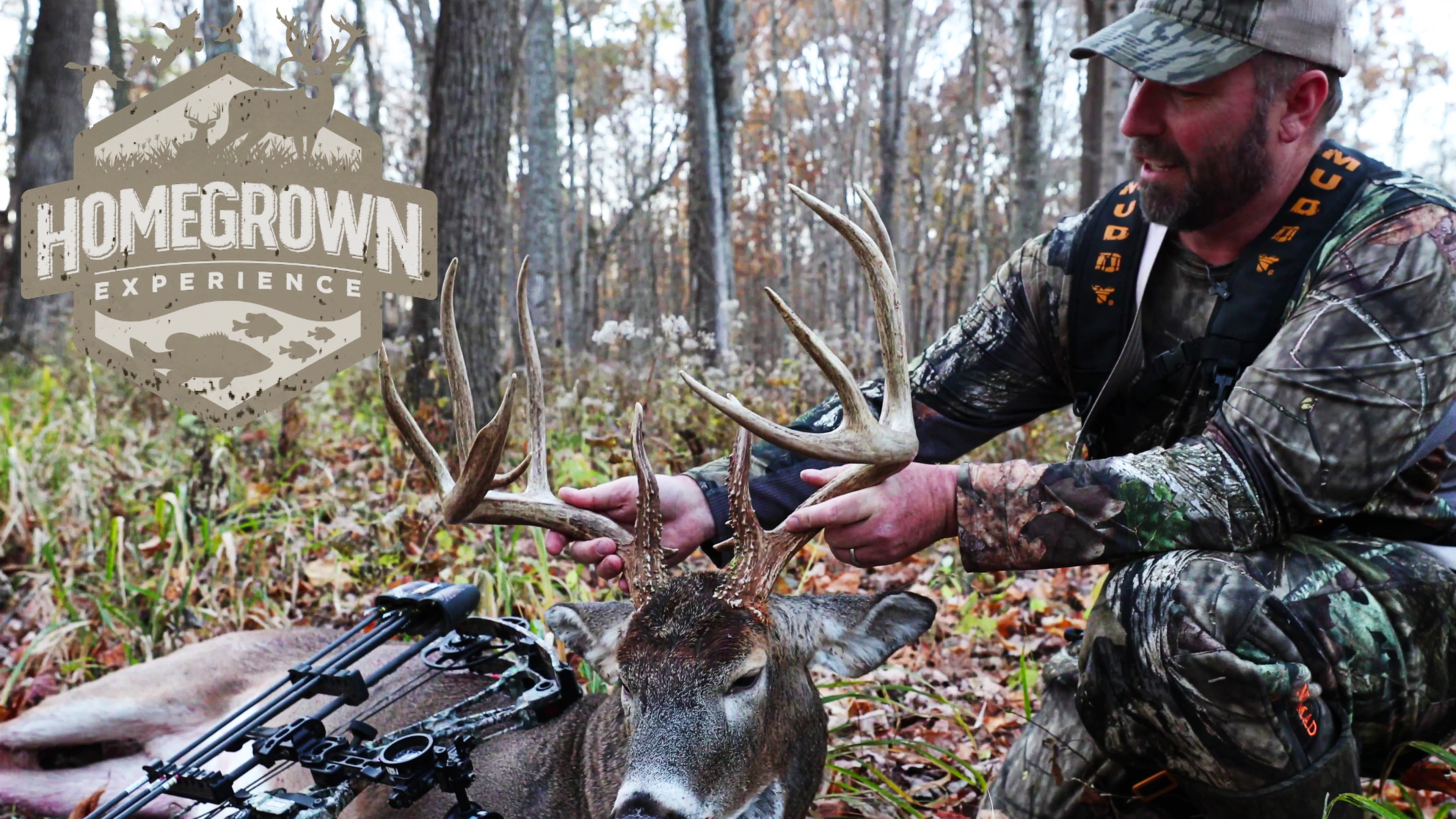 8 yard bow kill on huge Kentucky Whitetail • Homegrown Experience