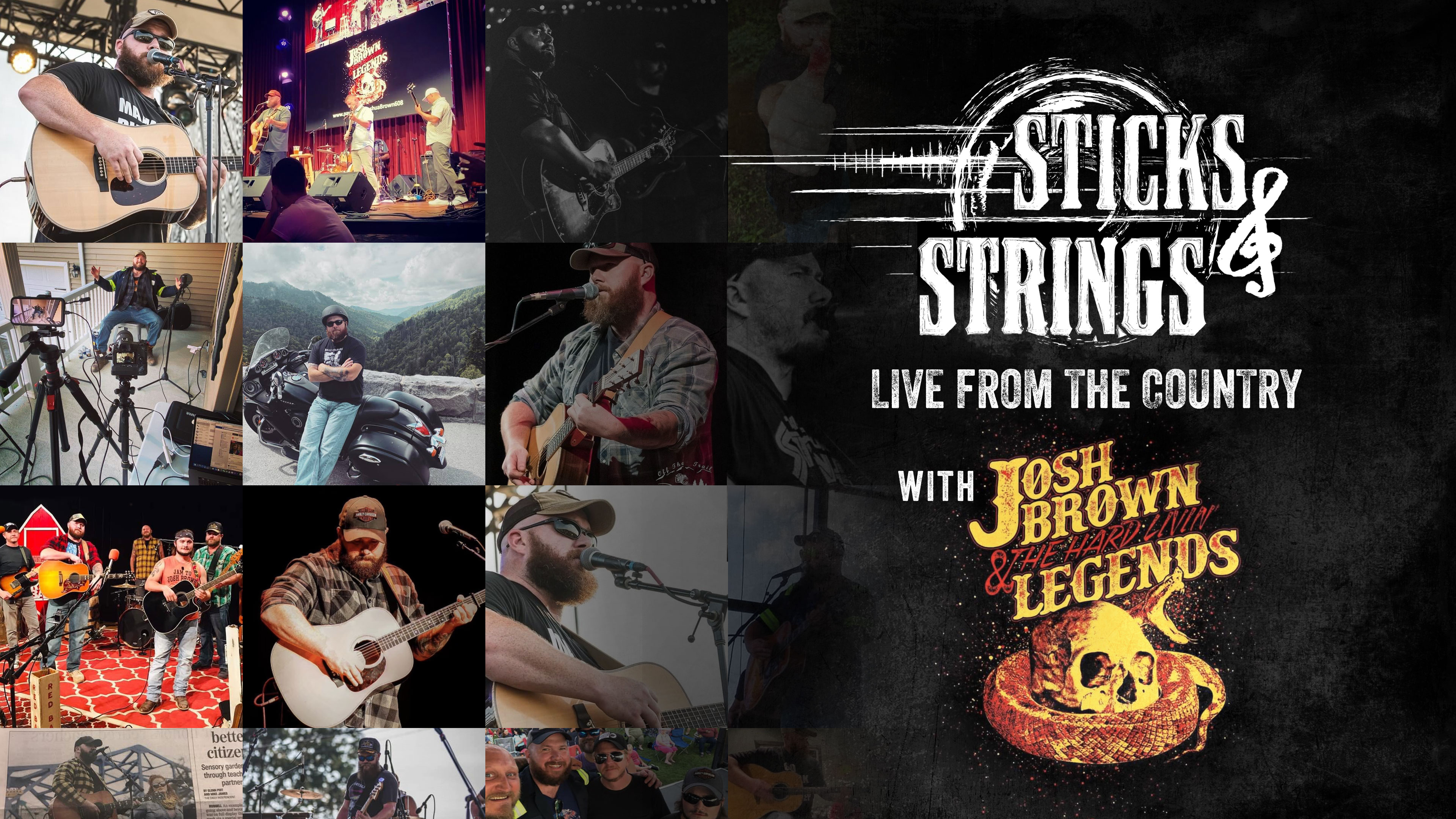 Josh Brown & The Hard Livin' Legends • Sticks & Strings: Live from the Country 