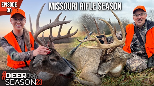 Three Bucks Down In Missouri Rifle Camp | Deer Season 23