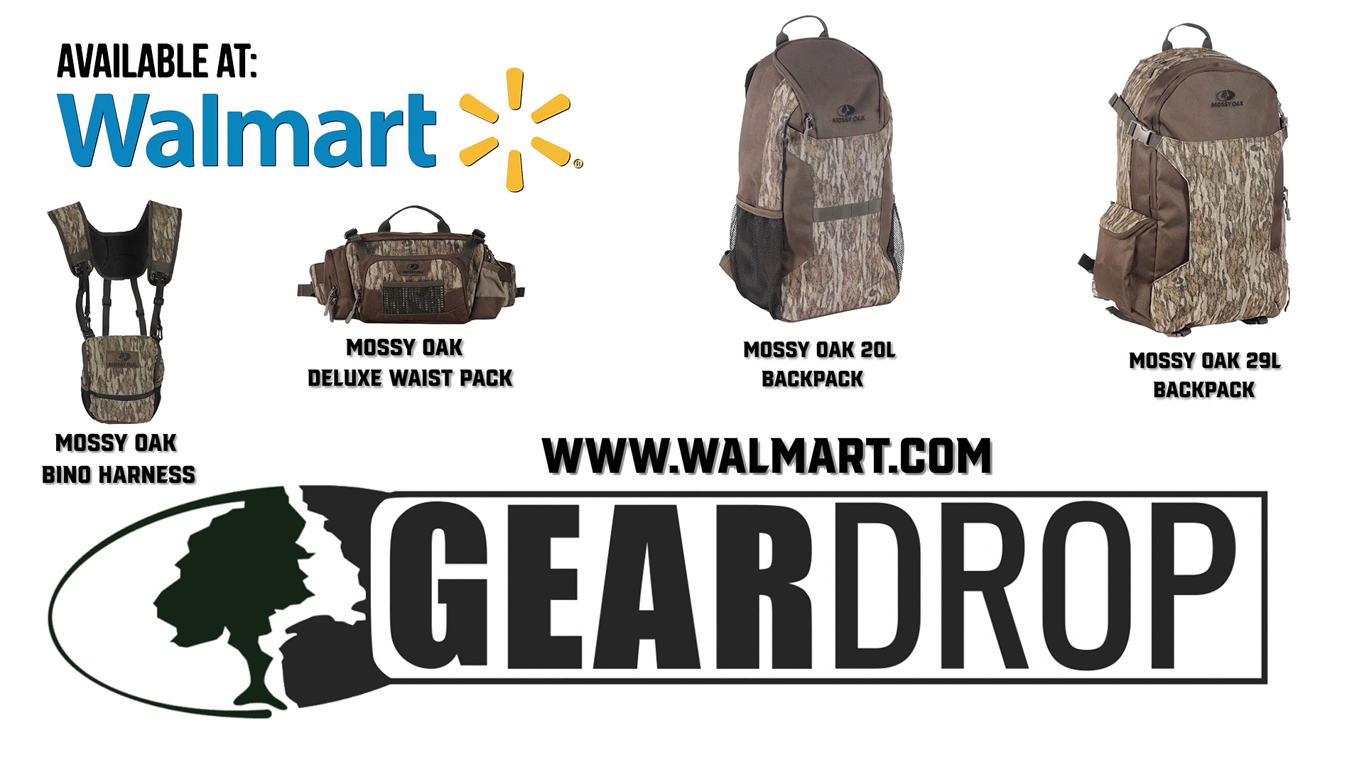 New Mossy Oak Bottomland Hunting Packs at Walmart