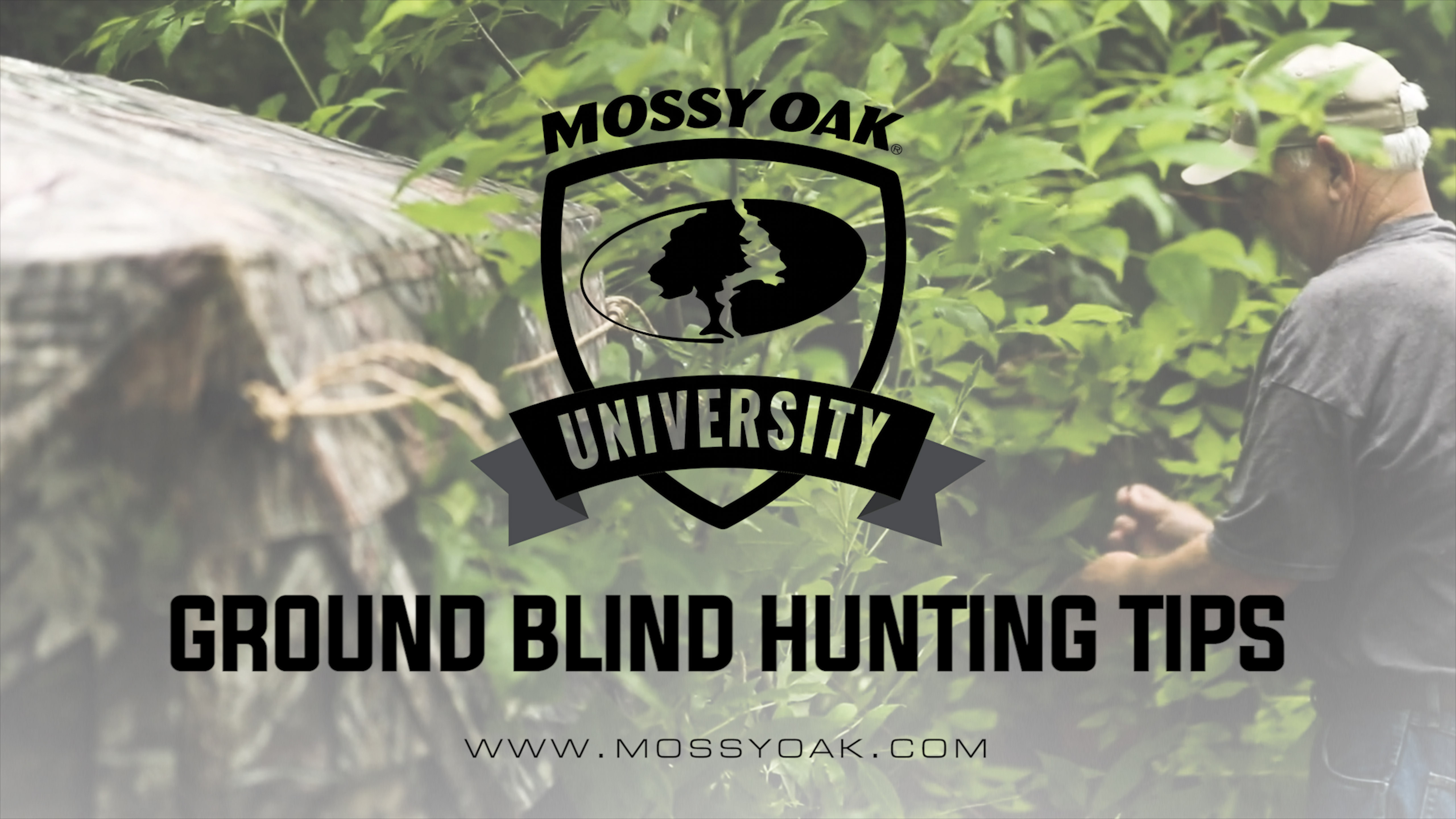 Ground Blind Hunting Tips