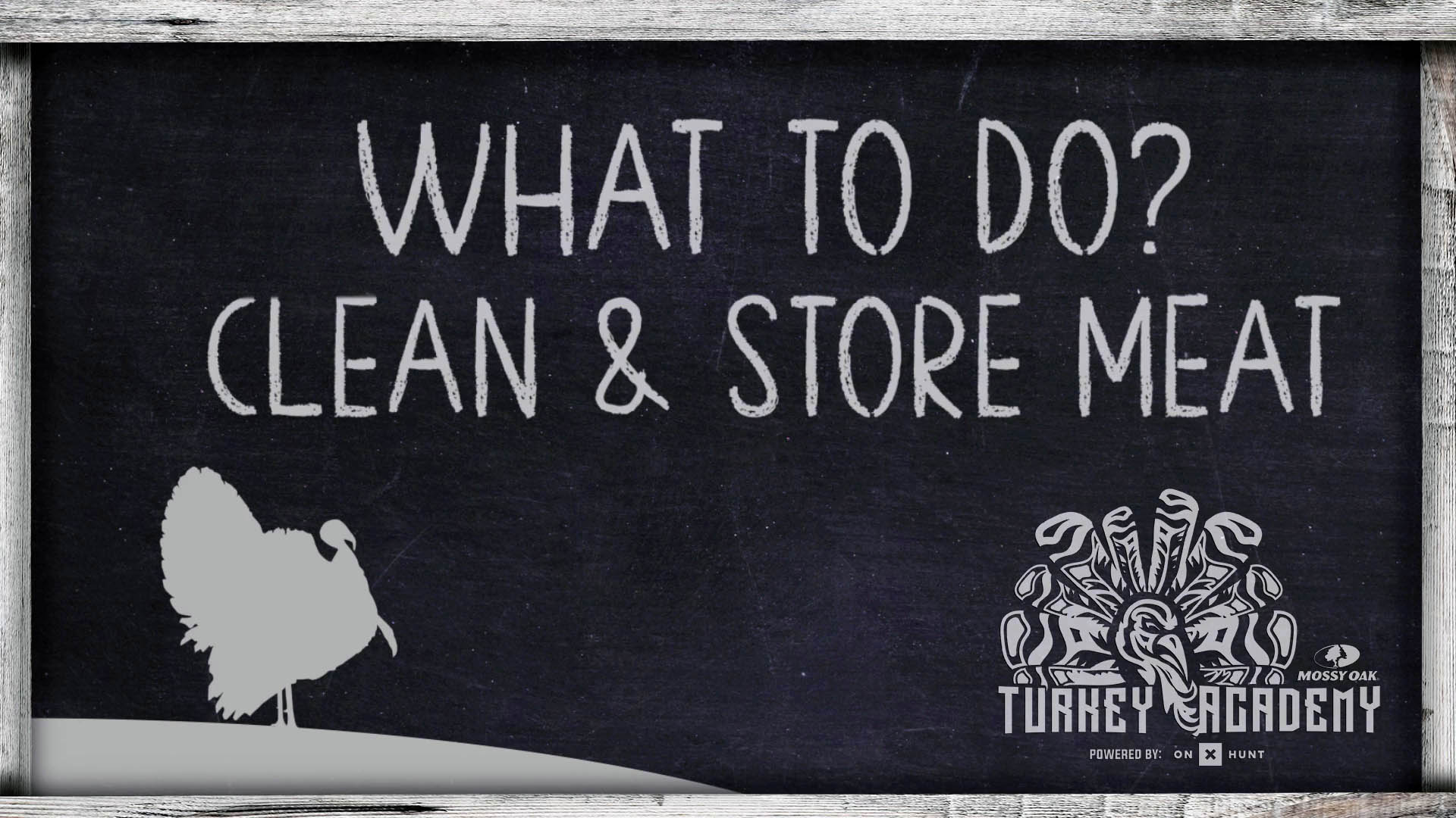 OnX Turkey Academy • Lesson 21 | Cleaning Meat - What To Do