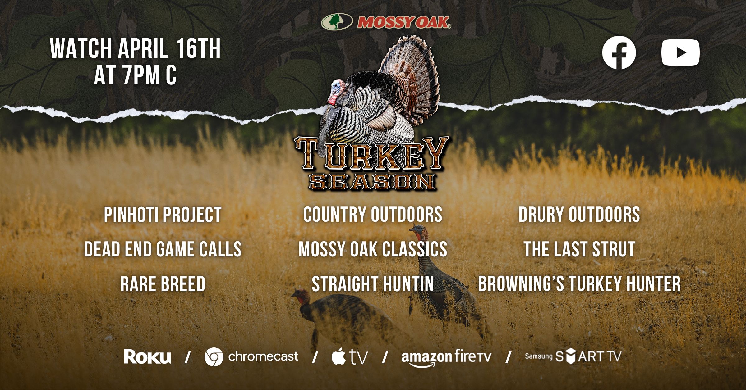Mossy Oak Moments • Turkey Season 4.16.2025 Replay