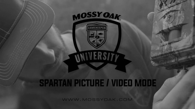 Gamekeeper Spartan Camera Video Mode • Mossy Oak University