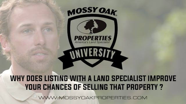 Why Does Listing With A Land Speciali...