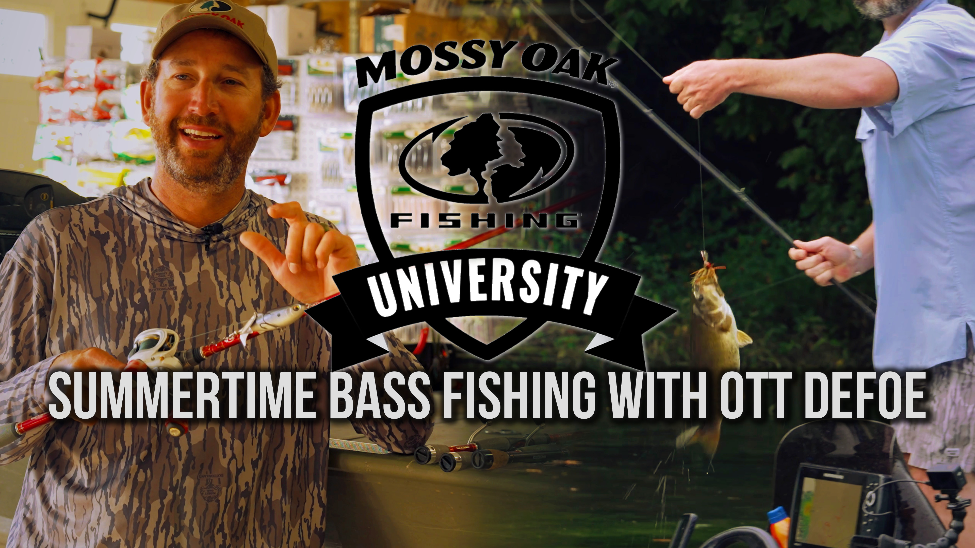 Summertime Bass Fishing with Ott DeFoe