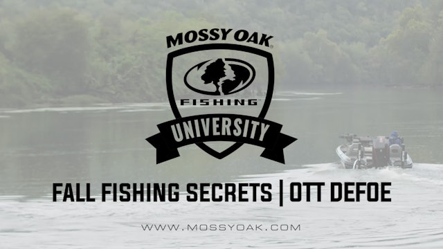 Fall Fishing Secrets - Ott DeFoe Fishing Tips
