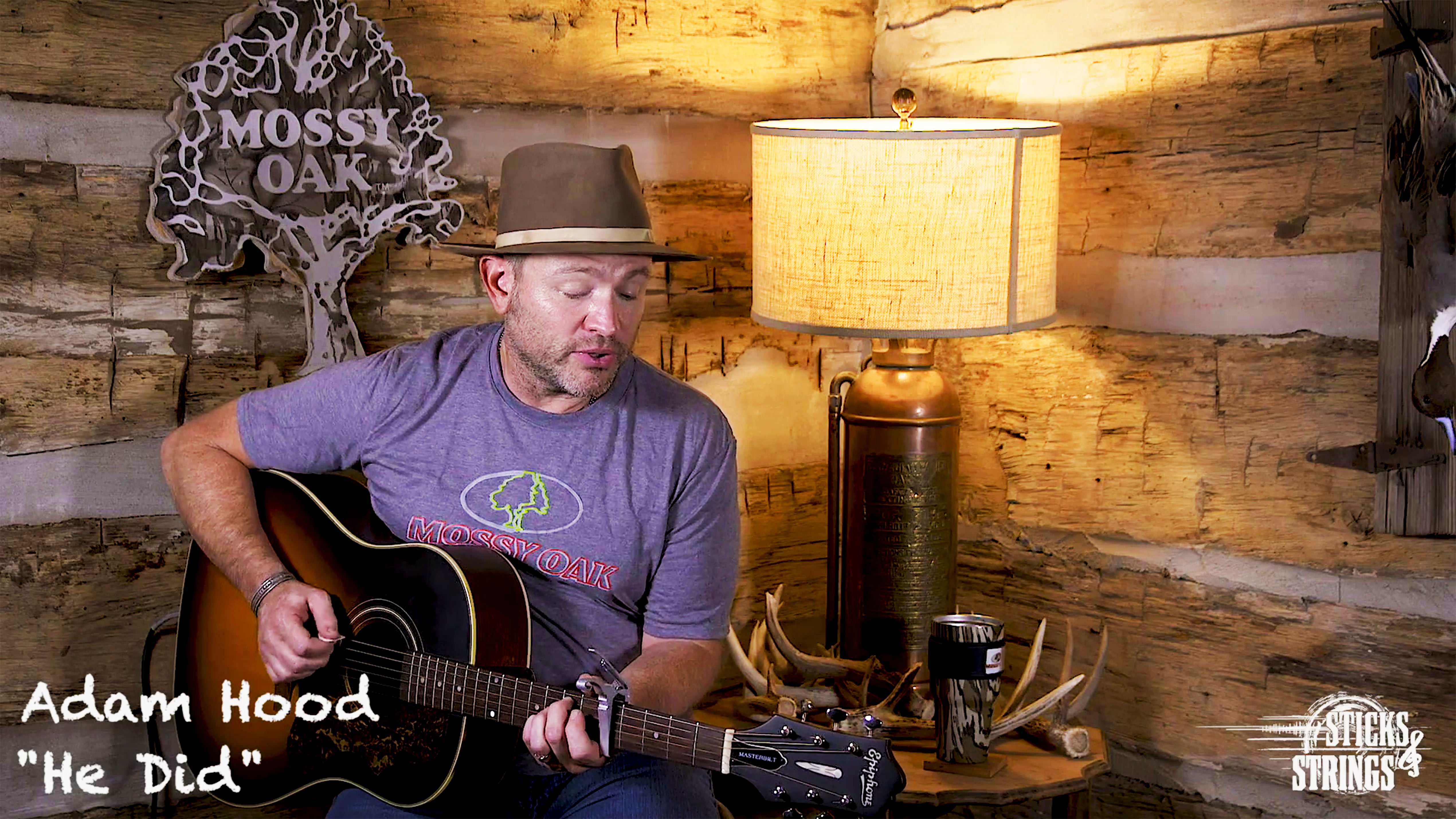 He Did • Adam Hood • Mossy Oak Presents: Sticks & Strings
