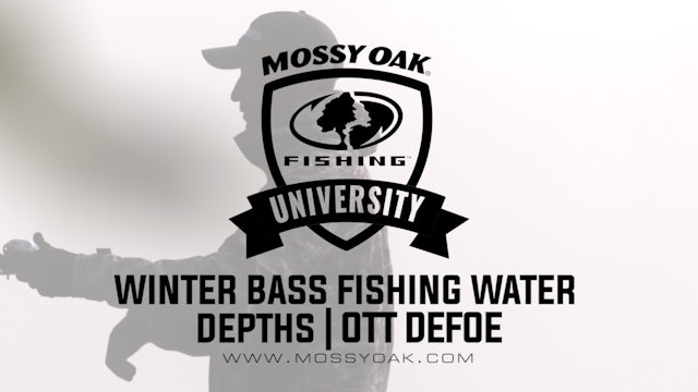 What Depth to Catch Bass in the Winter - Ott DeFoe Fishing Tips