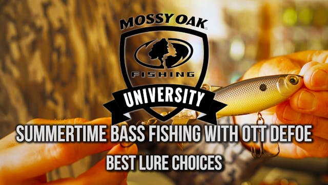 Summertime Bass Fishing with Ott DeFo...
