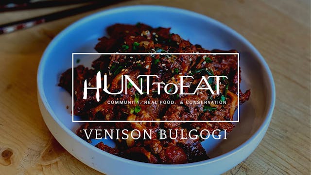 Spicy Venison Bulgogi • Hunt to Eat