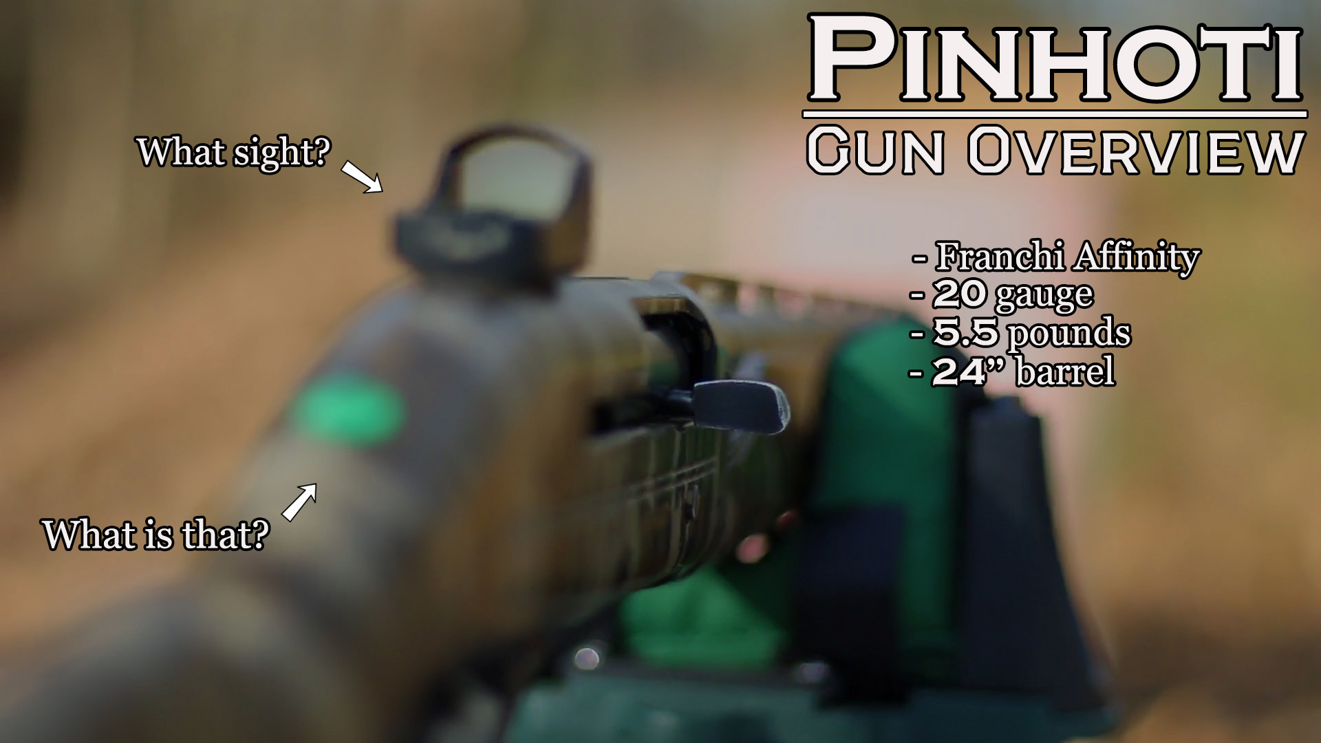 Takeaways • Gun Overview • Pinhoti Project