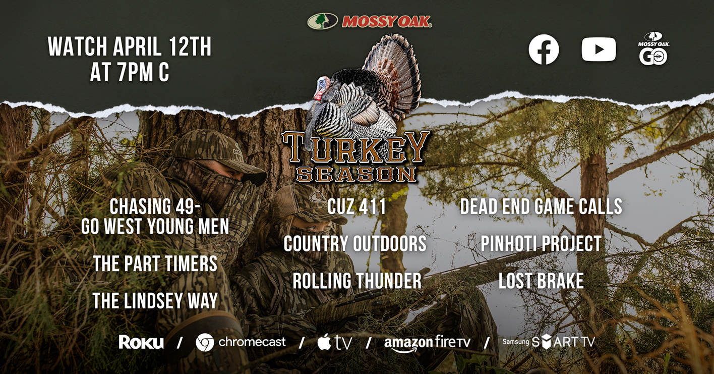 Mossy Oak Moments • Turkey Season 4.12.2023 Replay