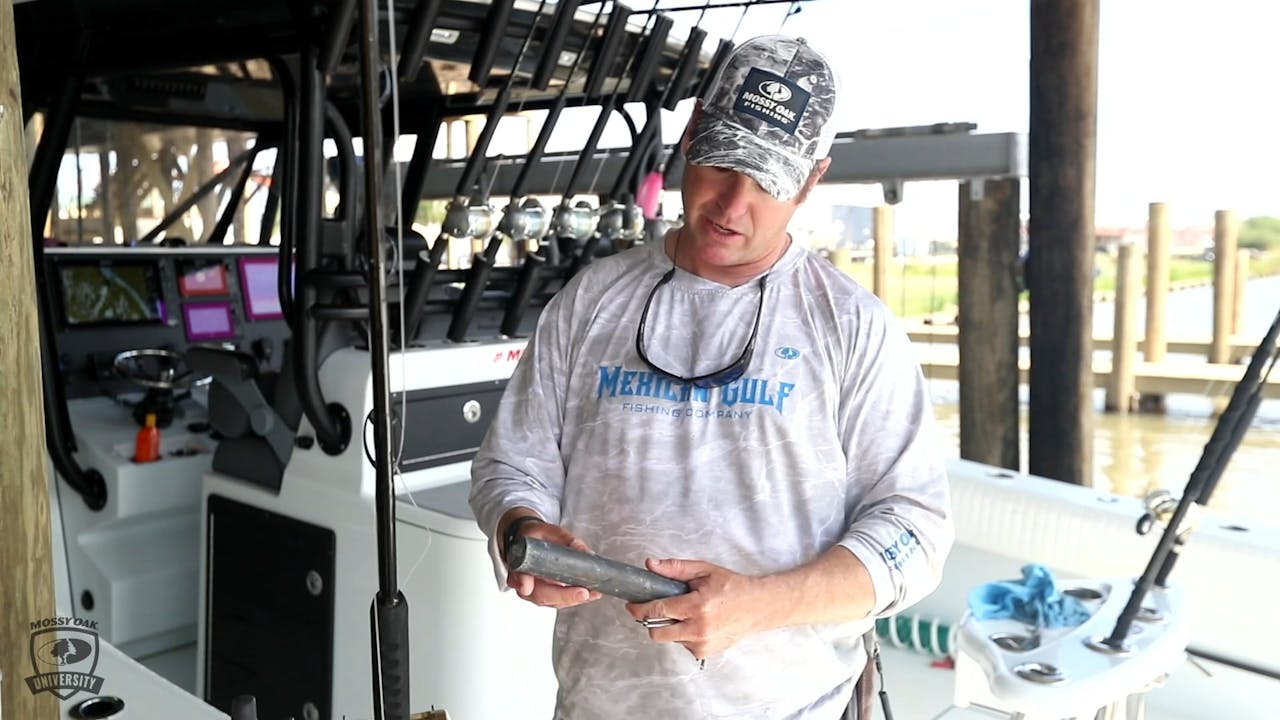 Daytime Swordfishing Rod and Reel Setup Mossy Oak GO