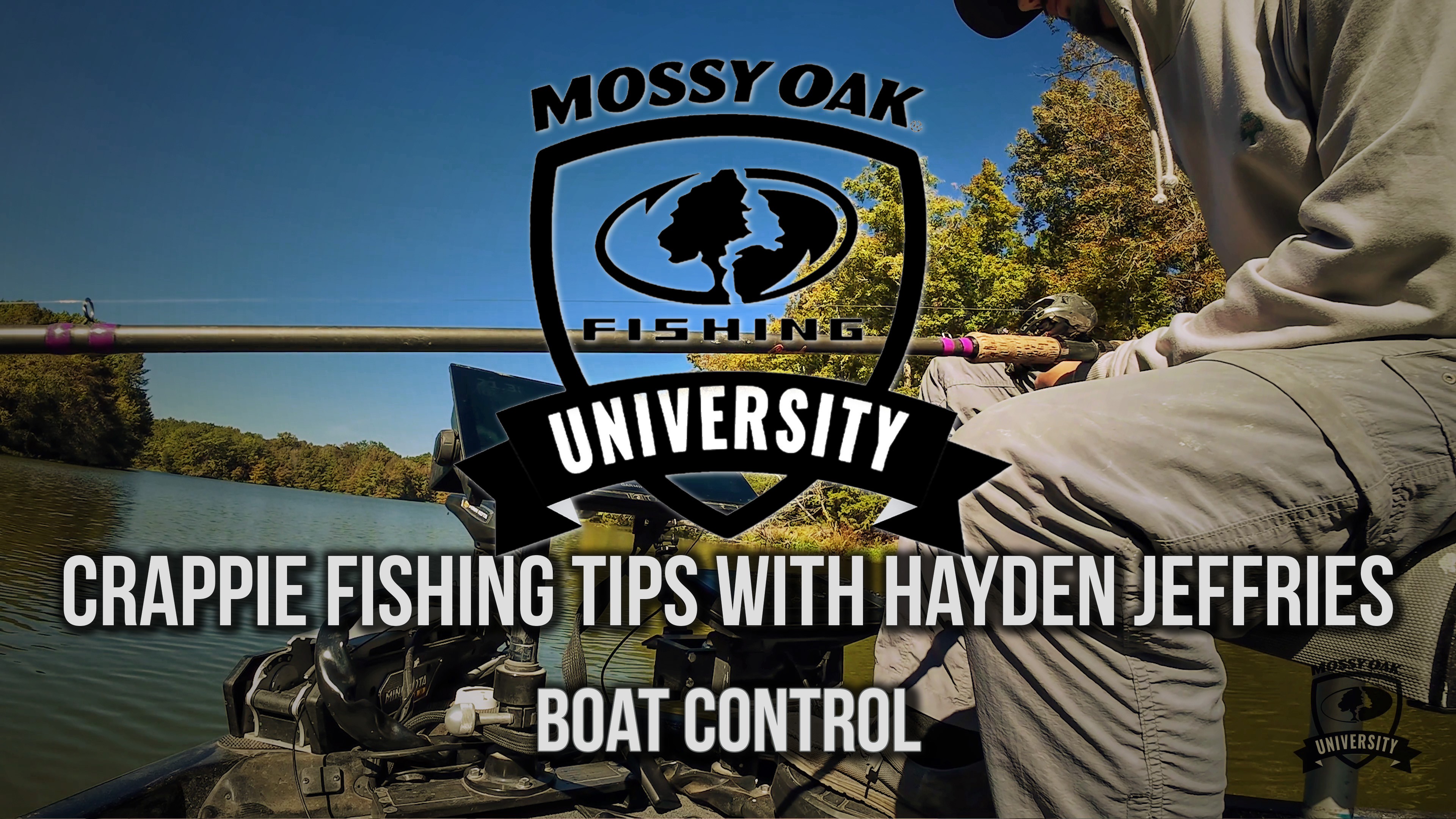 Crappie Fishing Tips with Hayden Jeffries • Boat Control