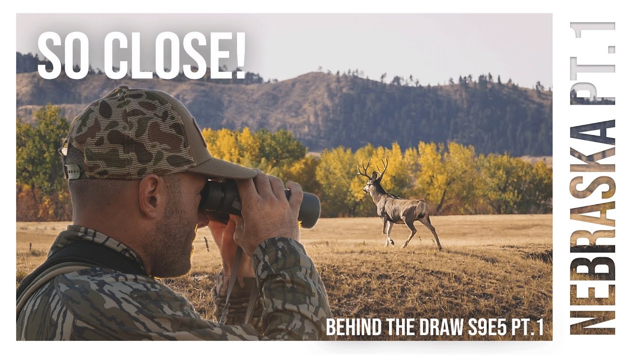 SO CLOSE! Bowhunting Nebraska Mule Deer  • Heartland Bowhunter • Behind the Draw