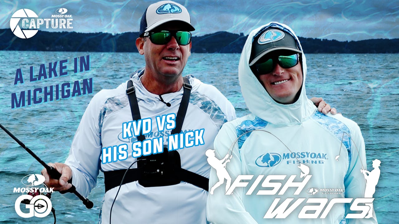 Fish Wars • Kevin VanDam vs His Son Nick - Mossy Oak GO