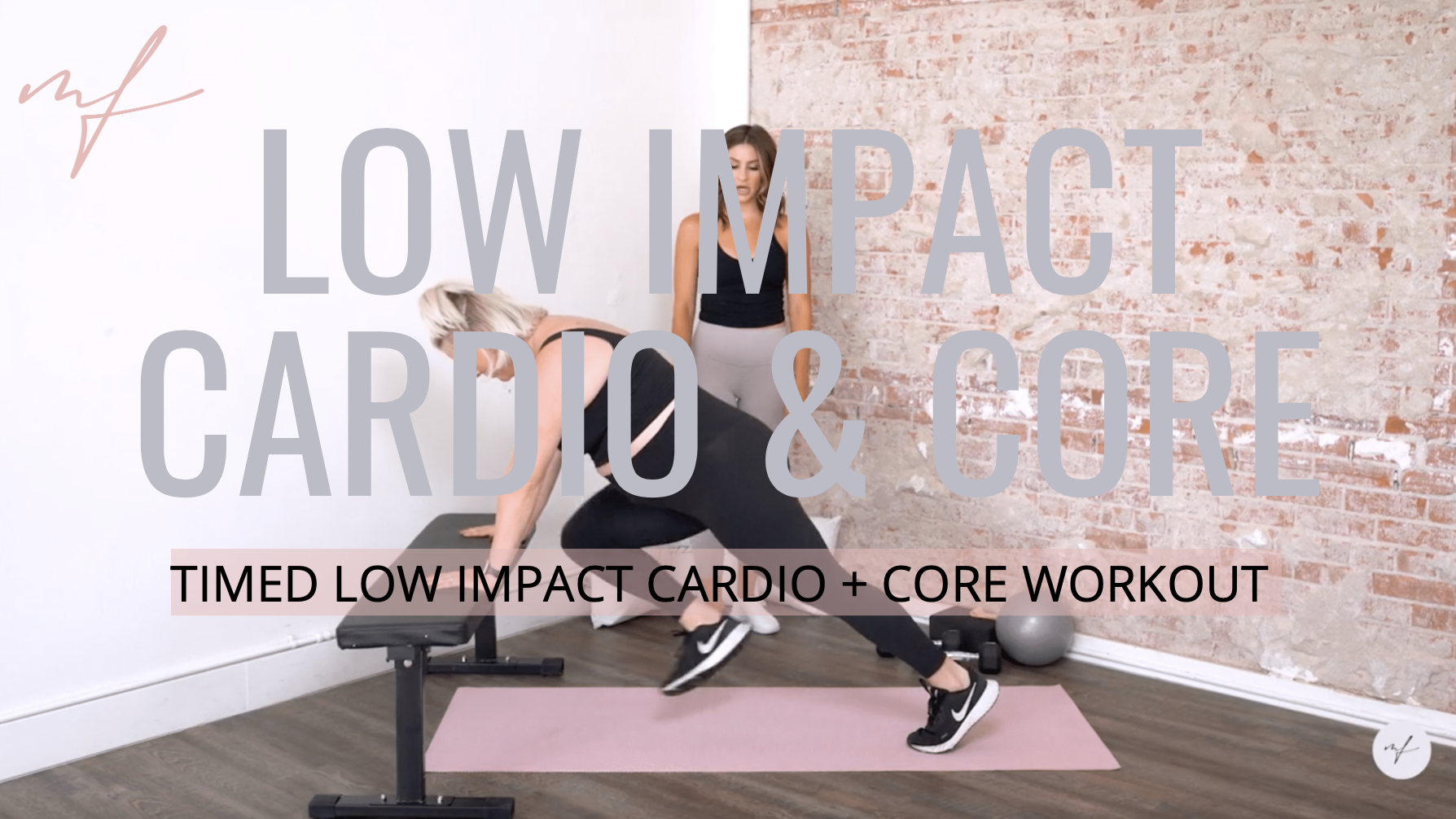 30 Minute Timed Low Impact Cardio + Core Workout (2)