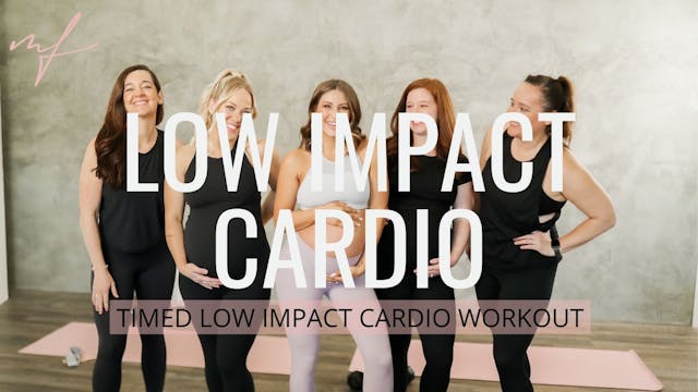 25 Minute Low-Impact Cardio Workout 