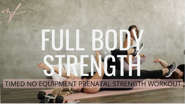 25 Minute Timed Prenatal No Equipment...